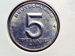 Germany Democratic Republic 5 Pfenning 1952A KM 6 - 5 Pfennig