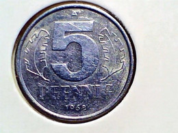 Germany Democratic Republic 5 Pfenning 1968A KM 9.1 - 5 Pfennig