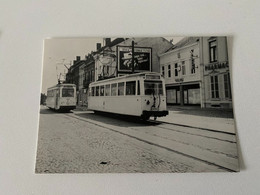 Courcelles  - Motrice Tram   - Place Des Trieux - Pharmacy Apotheek - Cigarettes Boule National Filtre - Casino - Courcelles