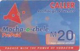 LESOTHO : LES02 M20 Mocha-o-chele USED Exp: 10.06.2004 - Lesoto