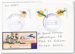 Argentinië 1995, Letter From Argentina To Netherland, Birds - Brieven En Documenten