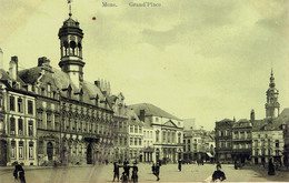 Mons Grand Place  Edit. Vve Duquesne Mons - Mons