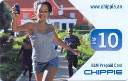 CURACAO : CUR03 Naf.10 CHIPPIE  GIRL RUNNING USED - Antilles (Neérlandaises)