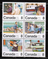 CANADA  Scott # 634-9a* VF MINT LH BLOCK Of 4 (LG-1271) - Blocs-feuillets