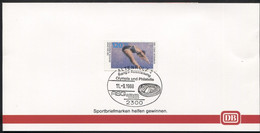 Germany 1988 Olympia IC Zuschlag No. 5 Svenja Schlicht Signature Souvenir Folder, Swimming Diving Altenholz - Duiken