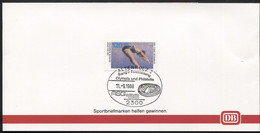 Germany 1988 Olympia IC Zuschlag No. 5 Svenja Schlicht Signature Souvenir Folder, Swimming Diving Altenholz - Diving