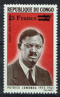 Congo (Brazzaville), Patrice Lumumba, 1965, **, TB Poste Aérienne - Mint/hinged