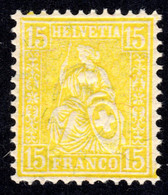 SUISSE 1881 - Yvert N° 52 - Neuf ** / MNH - Helvetia Assise Dentelé, TB - Neufs