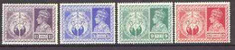 India 1946 Victory Commemoration Set Of 4 Unmounted Mint, SG 278-81* - Ongebruikt