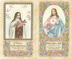 Coppia Calendarietti S. Cuore Di Gesù 1929, 1943 (74-75) Come Da Foto - Petit Format : 1921-40