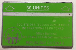 TCHAD : CHD01 B 30 U Green No Notch 805A USED - Tchad