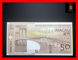 MACAU Banco Nacional Ultramarino 50  Patacas  8.8.2009   P. 81 A  UNC - Macau