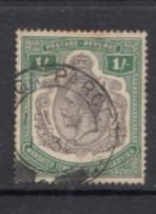 1927 Tanganyika KGV 1 Shilling VF CDS USED - Tanganyika (...-1932)