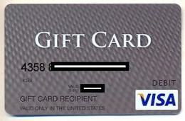 Visa  U.S.A., Gift Card For Collection, No Value, Mint Condition # Visa-58 - Credit Cards (Exp. Date Min. 10 Years)