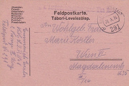 Feldpostkarte K.k. LIR Wien No. 1 - Marienbild Im Felde - Orig. Handzeichnung - 1916  (53488) - Briefe U. Dokumente