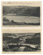 Gemündener Maar Mit Daun Eifel + Mit Blick Auf Den Mäuseberg Dronke-Denkmal - Daun