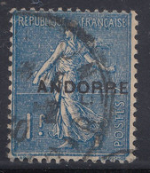 Andorra - 1931 - 1fr - Yv. 18 - Used - Autres & Non Classés