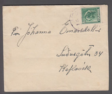 1947. ISLAND. 50 Aur Cod On Small Cover To REYKJAVIK. Bridgecancel LAUG.... (Michel 228) - JF411983 - Brieven En Documenten