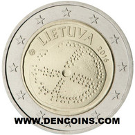 2 Euro LITUANIA 2016 CULTURA BÁLTICA  - LITHUANIA - NUEVA - SIN CIRCULAR - NEUF - NEW 2€ - Lithuania