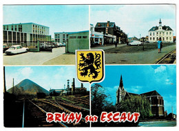 BRUAY Sur ESCAUT  59  Multivues Avec 4 Photos En 1973 - Bruay Sur Escaut