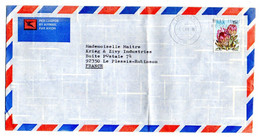 Afrique Du Sud--1980--Lettre De DURBAN Pour Le Plessis-Robinson-92 (France)--timbre Fleur Seul Sur Lettre - Lettres & Documents