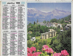 Calendrier ALMANACH Du FACTEUR   (Oberthur)  1990 Département Du Nord - Grand Format : 1991-00