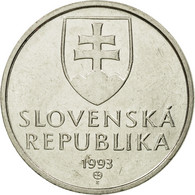 Monnaie, Slovaquie, 5 Koruna, 1993, TTB, Nickel Plated Steel, KM:14 - Eslovaquia