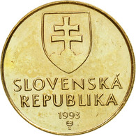 Monnaie, Slovaquie, Koruna, 1993, TTB, Bronze Plated Steel, KM:12 - Slovacchia