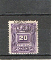 BRESIL    1906-10   Taxe  Y.T. N° 27  à  39  Incomplet  Oblitéré  28 - Portomarken