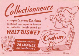 BUVARD - SAVON CADUM COLLECTIONNEURS WALT DISNEY - Produits Ménagers