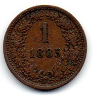Autriche - Kreuzer 1885 - TTB - Oostenrijk