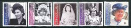 Gibraltar 2001 75th Birthday Of Queen Elizabeth II Set MNH (SG 972-976) - Gibraltar