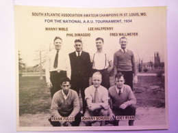 2020 - 9252  South Atlantic Association Amateur Champions In ST. LOUIS , MO  1934   (avec Autographes)    XXX - Sportifs