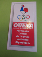 Auto-collant Ancien/CATENA/Bricolage/Partenaire Officiel Equipe De France Olympique/Jac-Split/Années 1970-1980   ACOL139 - Aufkleber