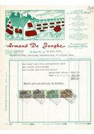 VP FACTURE 1962 (V2030) ARMAND DE JONGHE (1 Vue) Zonnetente Bachen SINT-GILLIS WAAS Kronenhoekstraat, 3 - Kleidung & Textil