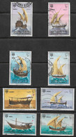 BAHRAIN 1979 Ships Complete Set 8v.Types Of Dhows SG 258-265 Very Fine Used - Bahrain (1965-...)