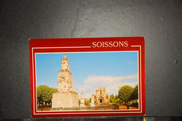 CP, 02,Soissons - Le Monument Et L 'ancienne Chapelle Saint Pierre - Soissons