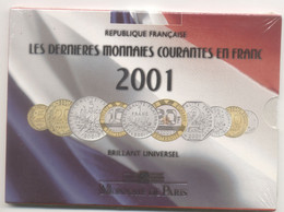 COFFRET 2001 MONNAIE BU FDC NEUF SOUS BLISTER D ORIGINE - BU, BE & Coffrets