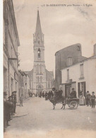 ST SEBASTIEN - L'Eglise . Curieux Attelage Gros Plan - Saint-Sébastien-sur-Loire