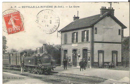 Ouville La Rivière : La Gare - Ourville En Caux