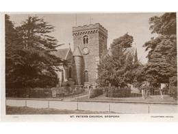 BEDFORD ST PETERS CHURCH OLD R/P POSTCARD BEDFORDSHIRE - Bedford