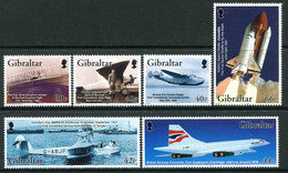 Gibraltar 2003 Centenary Of Powered Flight Set MNH (SG 1045-1050) - Gibraltar