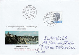 LUXEMBOURG SEUL SUR LETTRE POUR LA FRANCE 2015 - Lettres & Documents