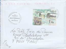 LUXEMBOURG SEUL SUR LETTRE POUR LA FRANCE 2013 - Cartas & Documentos