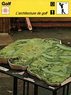 Fiche Sports: Golf - L'architecture De Golf - Maquette D'un Parcours - Sport