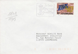 LUXEMBOURG SEUL SUR LETTRE INTERIEURE 1989 - Other & Unclassified