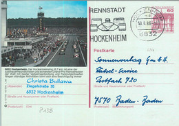 93426 - GERMANY Bund - Postal History - STATIONERY CARD - CARS Formula 1 - 1986 - Postales Privados - Usados