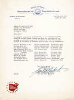 VP COURRIER USA 1953 (V2030) STATE OF OHIO (1 Vue) DEPARTMENT OF LIQUOR CONTROL - Columbus 15 Ohio - Alimentaire