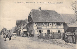 68-MORTZWILLER- RUE PRINCIAPLE ET RESTAURANT LEHMANN - Other & Unclassified