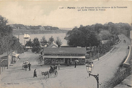 44-PORNIC- LE JOLE PANORAMA QU'ON DECOUVRE DE LA PROMENADE QUI BORDE L'HÔTEL DE FRANCE - Pornic